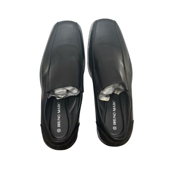 NIB! Bruno Marc Men's Square Toe Loafers Dress Shoes - Size US 12 / EU 46 - Picture 5 of 10
